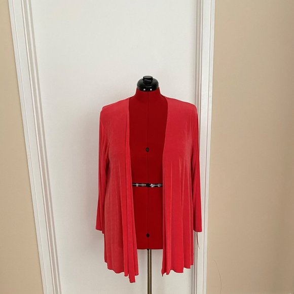 Vikki Vi Bright Red Duster 2X - Picture 5 of 8